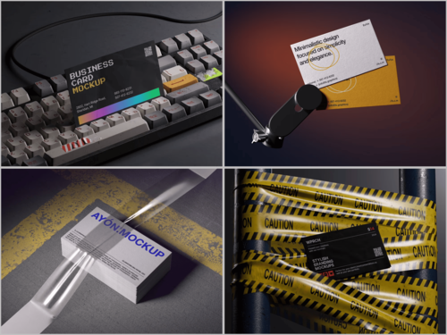 How to Present Business Card Mockups on Social Media